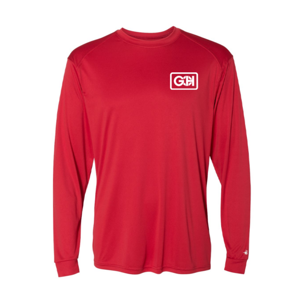Badger Long Sleeve Shirt-Red