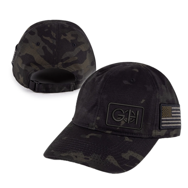 Tactical Multicam Cap in Black