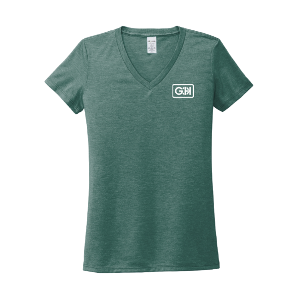 [Special Order] Allmade Women's Deep Sea Green Tri-Blend V-Neck