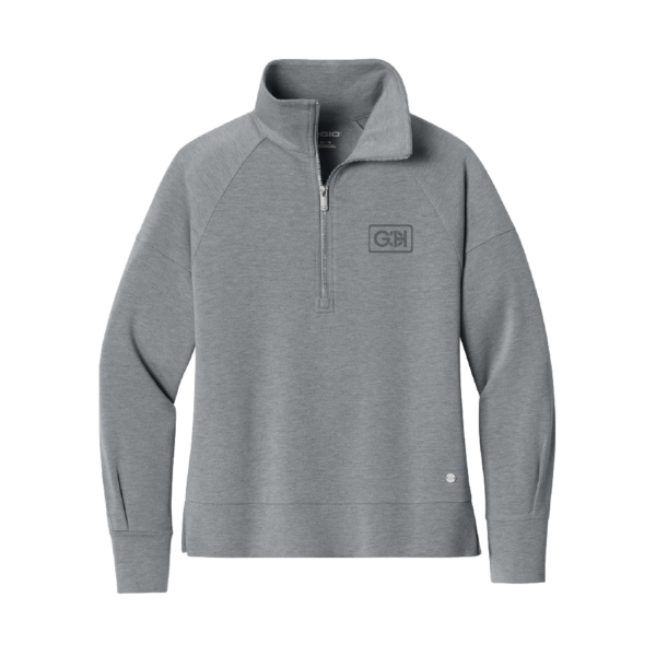 [Special Order] OGIO Women's Petrol Grey Heather Luuma 1/2-Zip