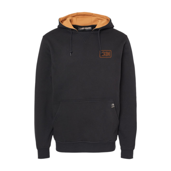 DRI DUCK Men's Black Woodland Fleece Hoodie