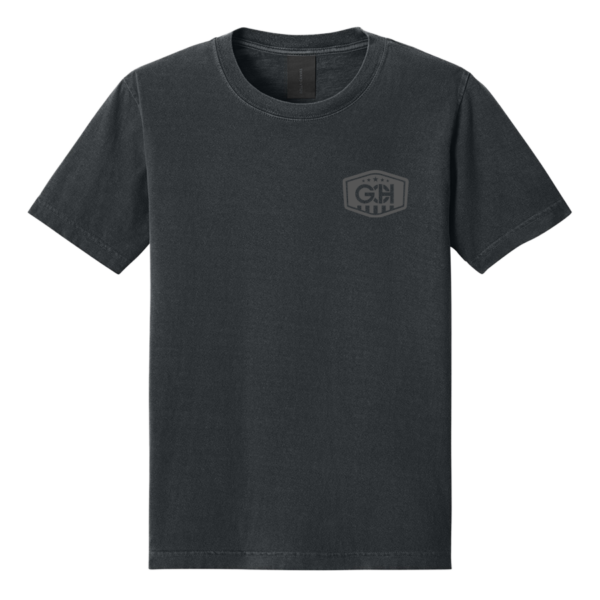 Washed Black Bella+Canvas Unisex Heavyweight Garment-Dyed Tee