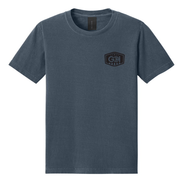 Washed Navy Bella+Canvas Unisex Heavyweight Garment-Dyed Tee